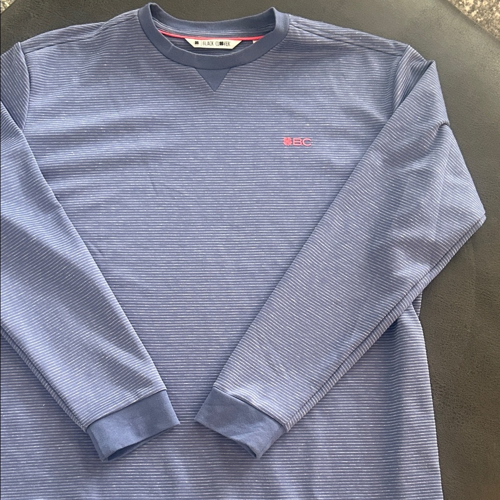 BC Men's Blue Long Sleeve Shirt